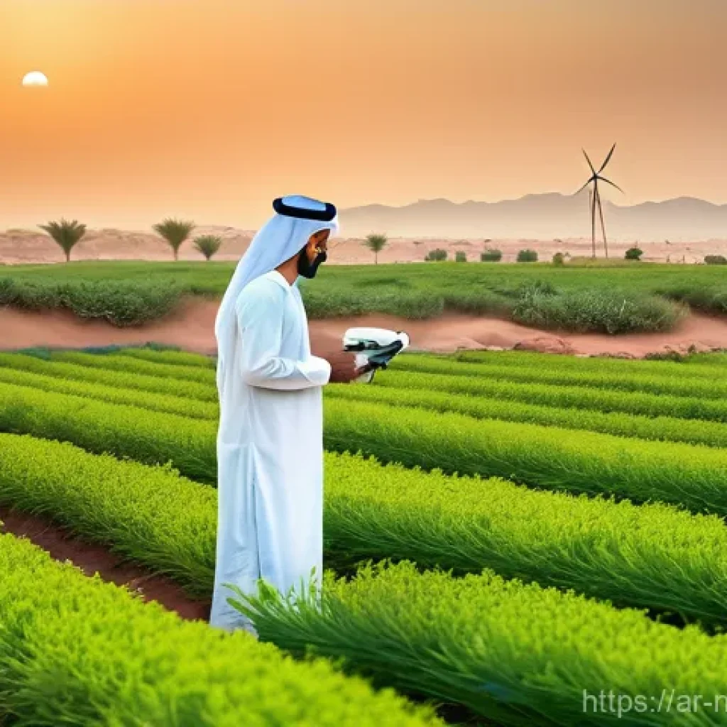 스마트 수자원 관리 플랫폼의 사례 - **Prompt:** A serene and vibrant scene depicting a traditional yet technologically advanced agricult...